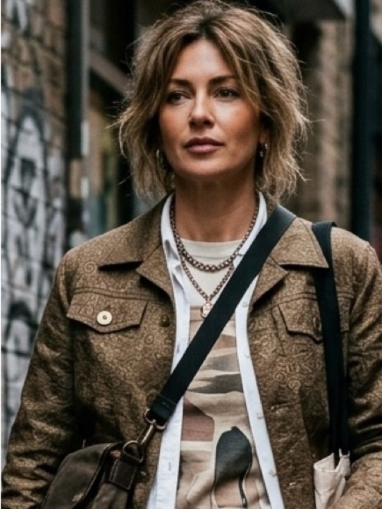 Bianca Nygard Jackets & Blazers - Bianca Nygard Bronze Jacquard Classic Short Jacket